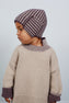 N°8 FISHERMAN RIB TWO-TONE PATCHED EARS BEANIE