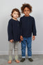 N°3 OFF-CENTER HORN BUTTONED CARDIGAN