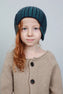 N°8 FISHERMAN RIB TWO-TONE PATCHED EARS BEANIE