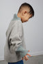 N°1 TWO-TONE PULLOVER WITH STAND-UP COLLAR