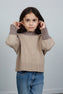 N°1 TWO-TONE PULLOVER WITH STAND-UP COLLAR